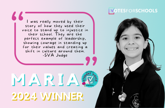 Maria, Primary Student Winner